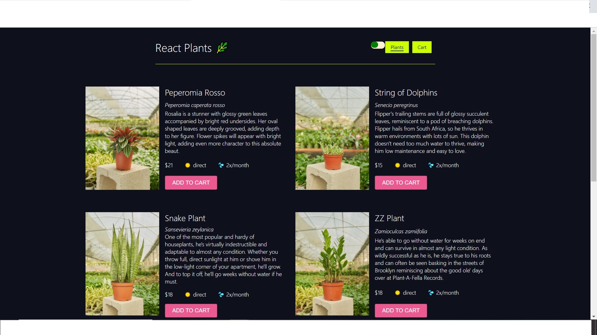 Plants App